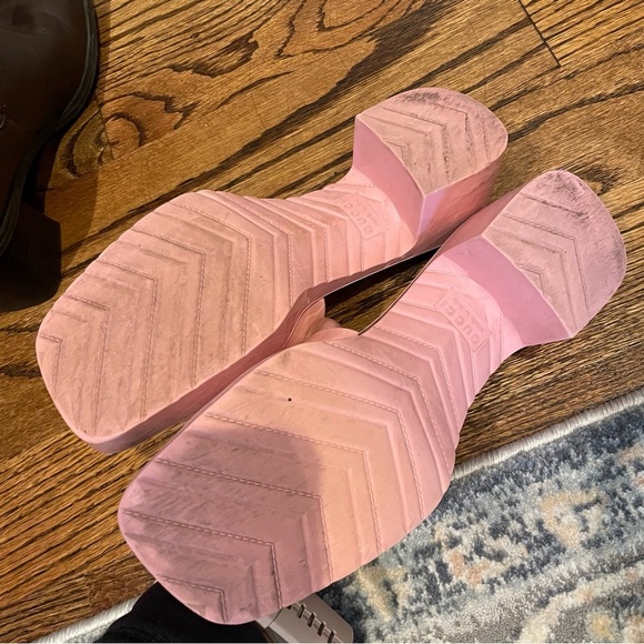 Gucci Pink Women's Slide Sandals 37 - Picture 3 of 7